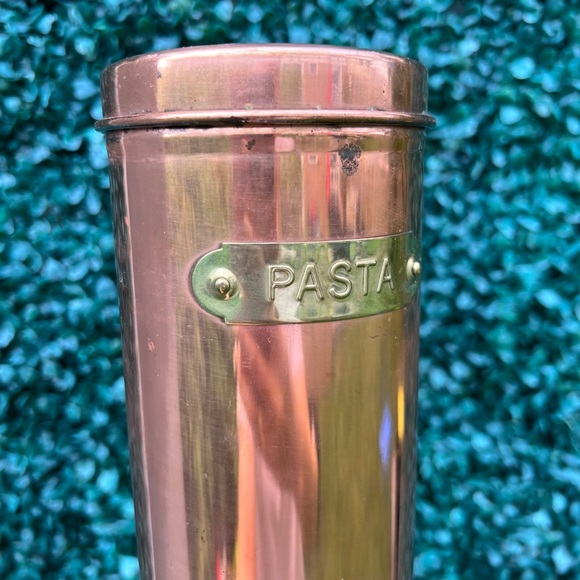 Vintage Copper pasta holder, Copper Home Decor - Picture 2 of 8